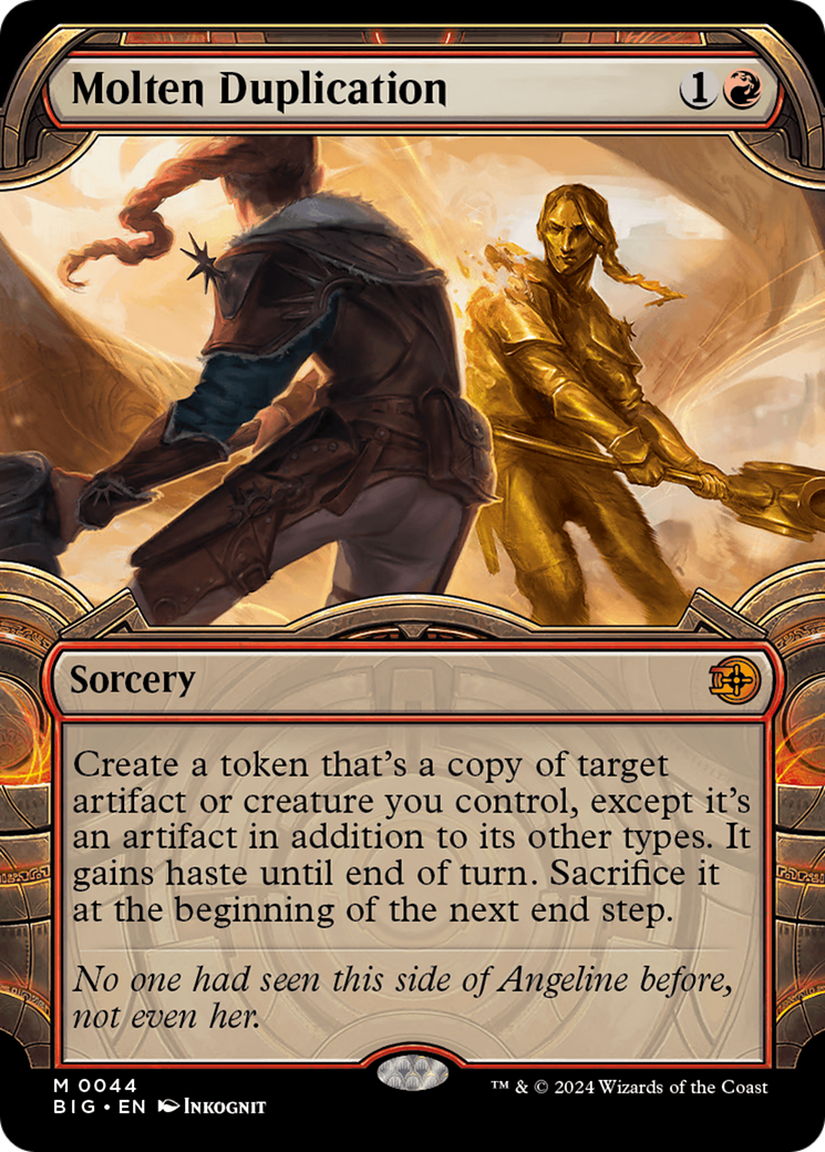 Image of Molten Duplication (Showcase) (BIG-044) - The Big Score: (Showcase) Foil