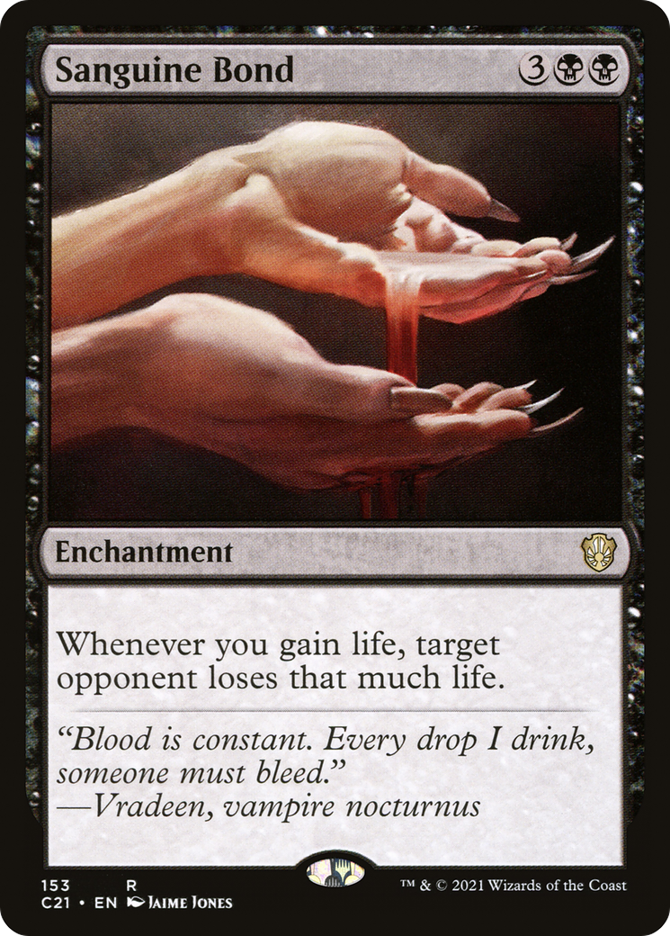 Image of Sanguine Bond (C21-153) - Commander 2021