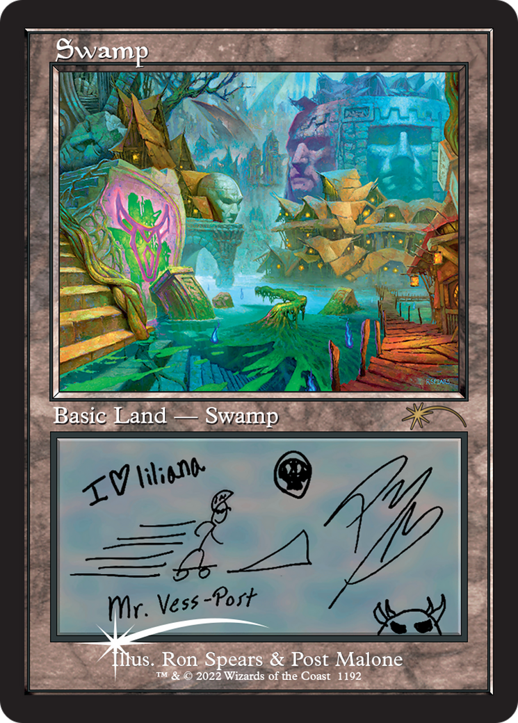 Image of Swamp (Post Malone) (SLD-1192) - Secret Lair Drop Foil