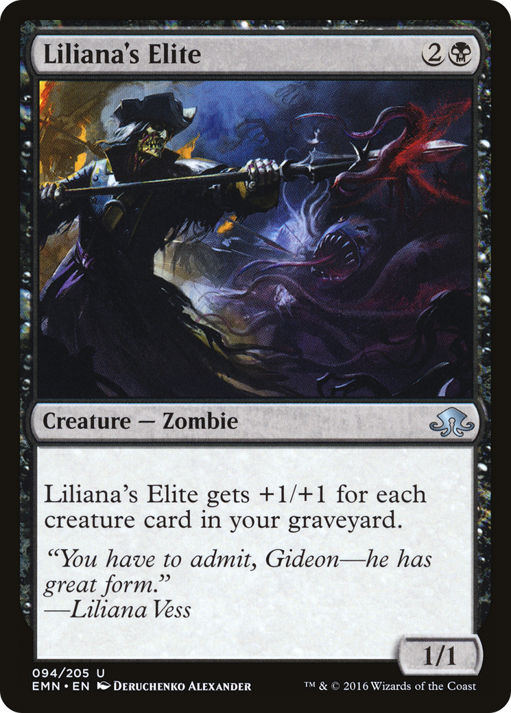 Image of Liliana's Elite (EMN-094) - Eldritch Moon Foil