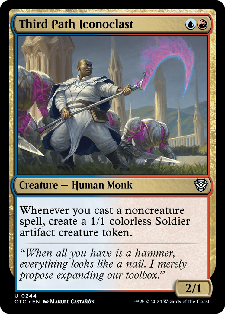Image of Third Path Iconoclast (OTC-244) - Outlaws of Thunder Junction Commander