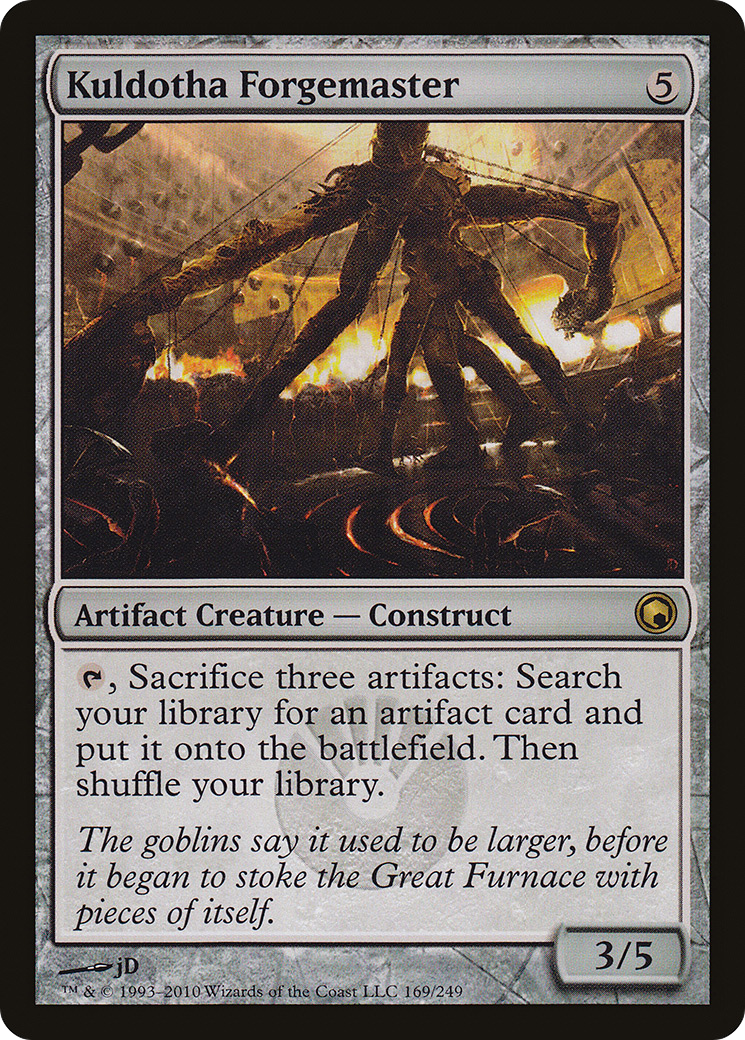 Image of Kuldotha Forgemaster (SOM-169) - Scars of Mirrodin Foil