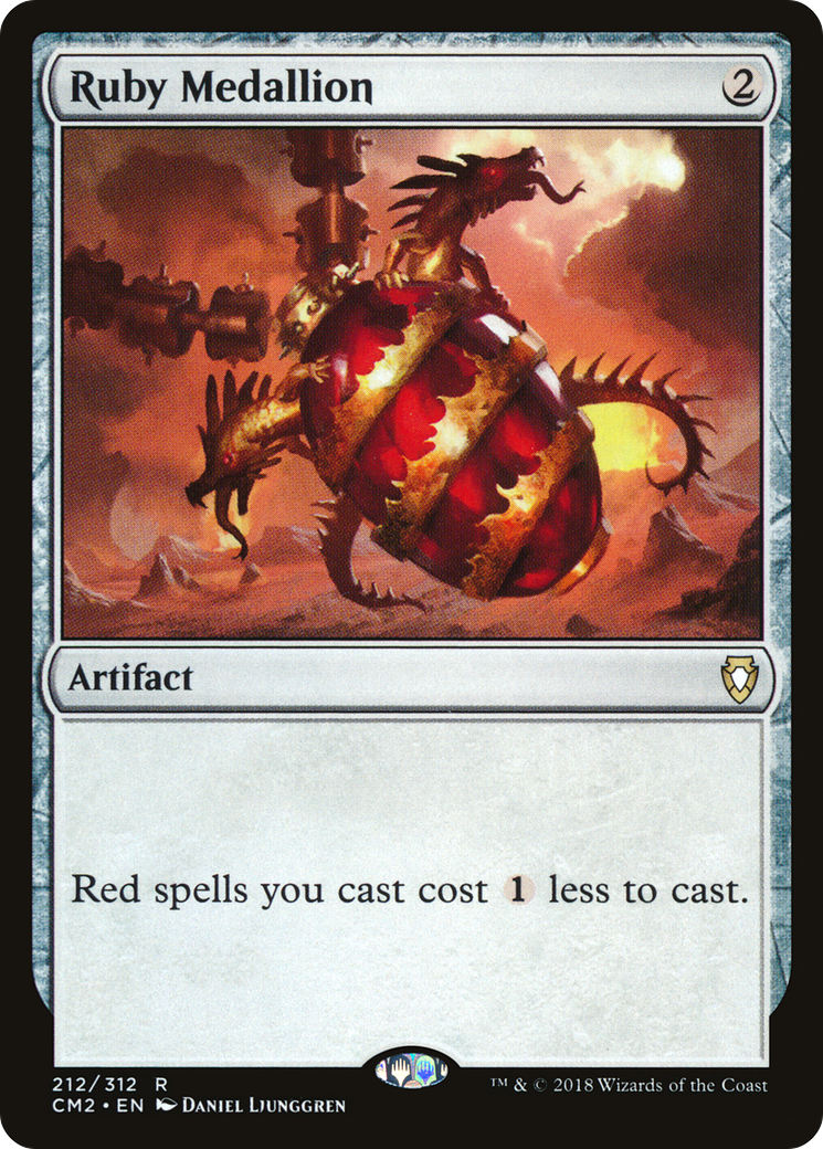 Image of Ruby Medallion (CM2-212) - Commander Anthology Volume II