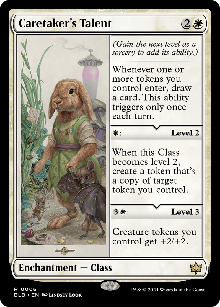 Image of Caretaker's Talent (BLB-006) - Bloomburrow