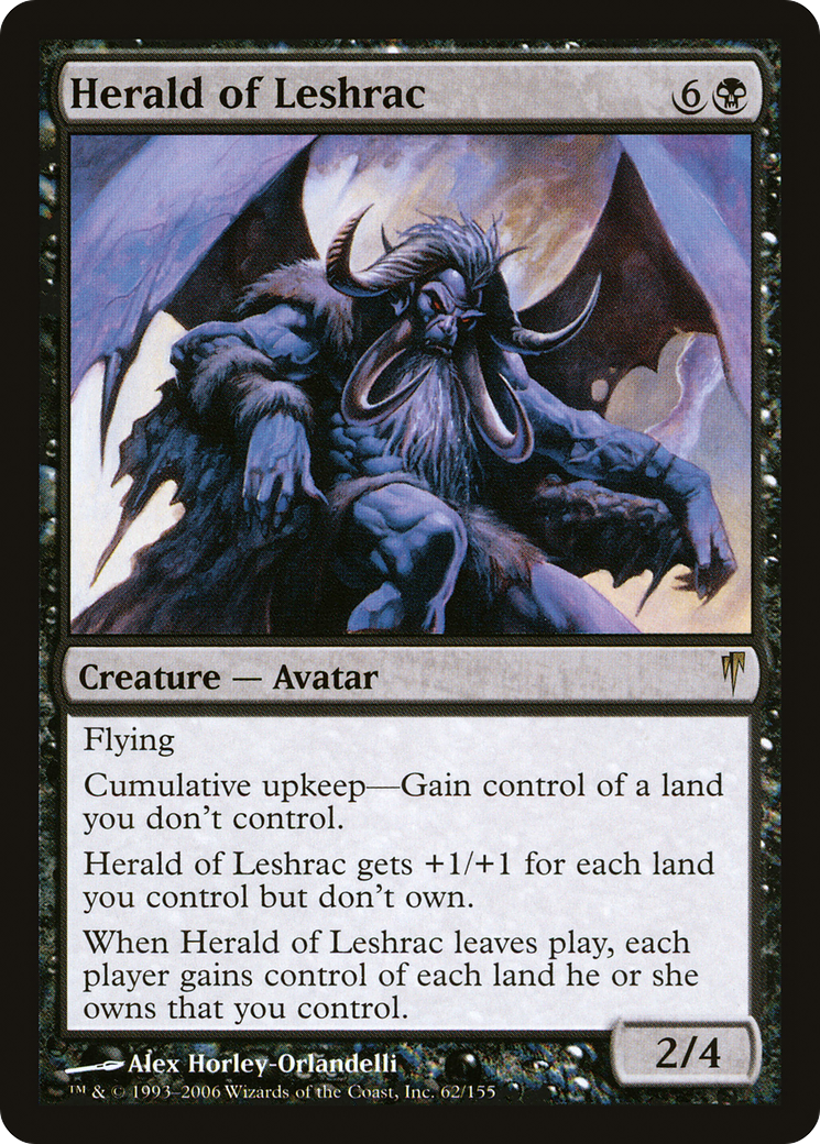 Image of Herald of Leshrac (CSP-062) - Coldsnap