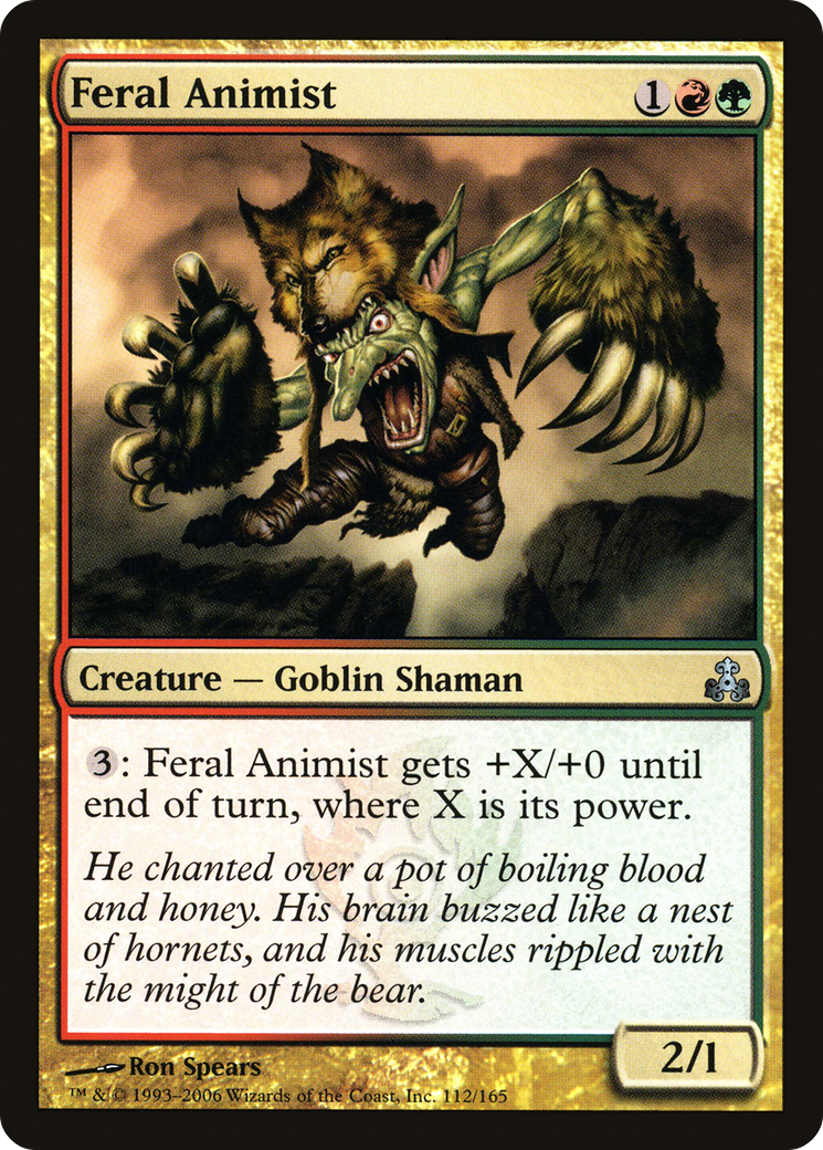 Image of Feral Animist (GPT-112) - Guildpact