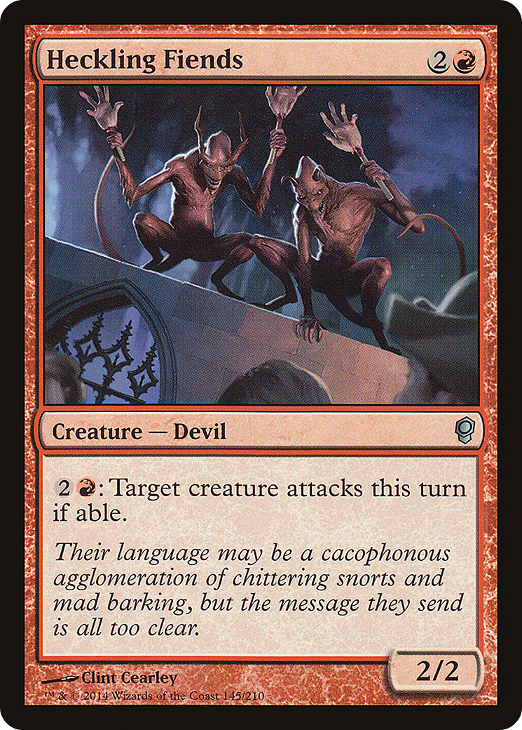 Image of Heckling Fiends (CNS-145) - Conspiracy Foil
