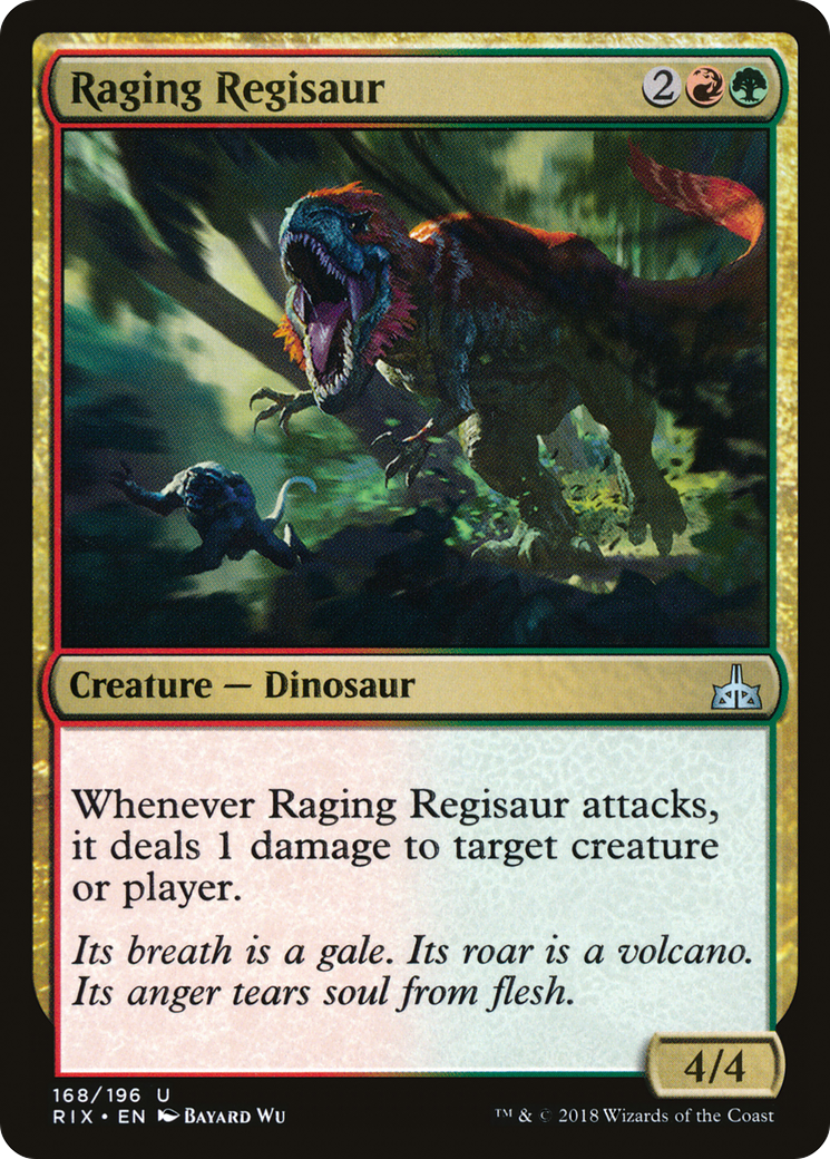 Image of Raging Regisaur (RIX-168) - Rivals of Ixalan