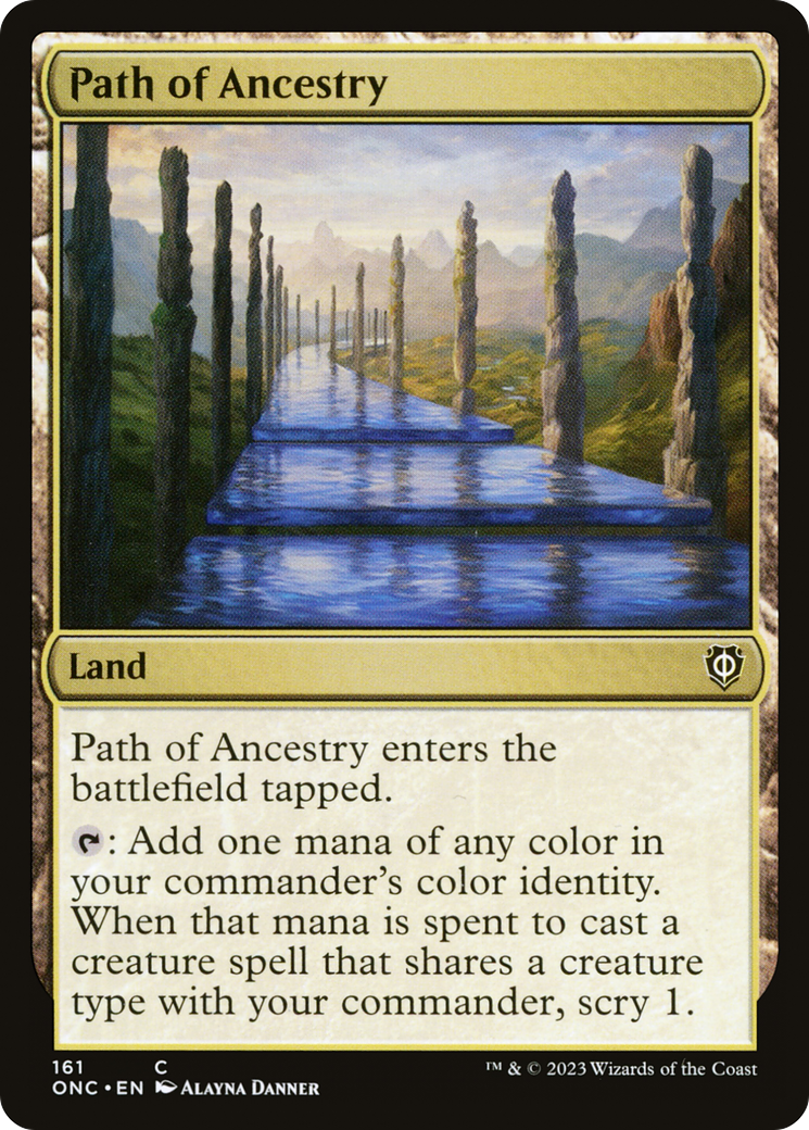 Image of Path of Ancestry (ONC-161) - Phyrexia: All Will Be One Commander