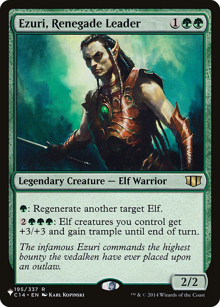Image of Ezuri, Renegade Leader (LIST-C14-195) - The List