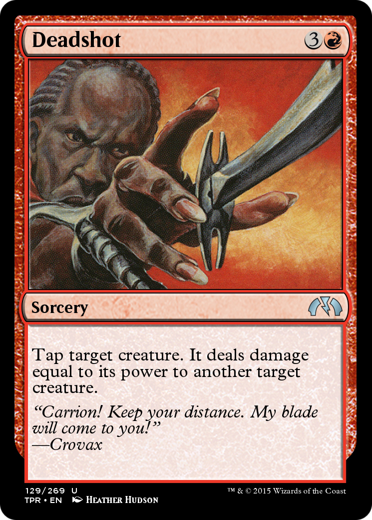 Image of Deadshot (TPR-129) - Tempest Remastered Foil