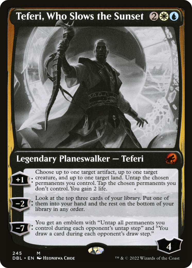 Image of Teferi, Who Slows the Sunset (DBL-245) - Innistrad: Double Feature