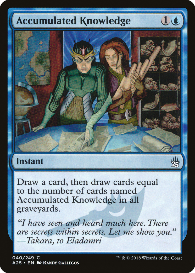 Image of Accumulated Knowledge (A25-040) - Masters 25 Foil