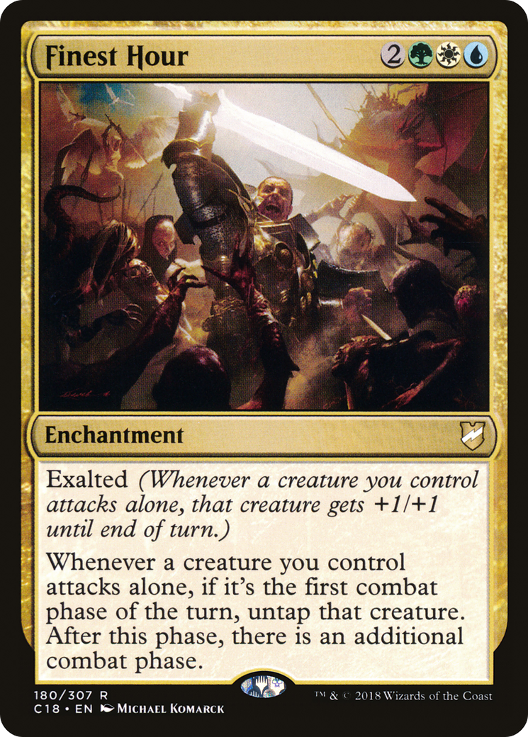 Image of Finest Hour (C18-180) - Commander 2018