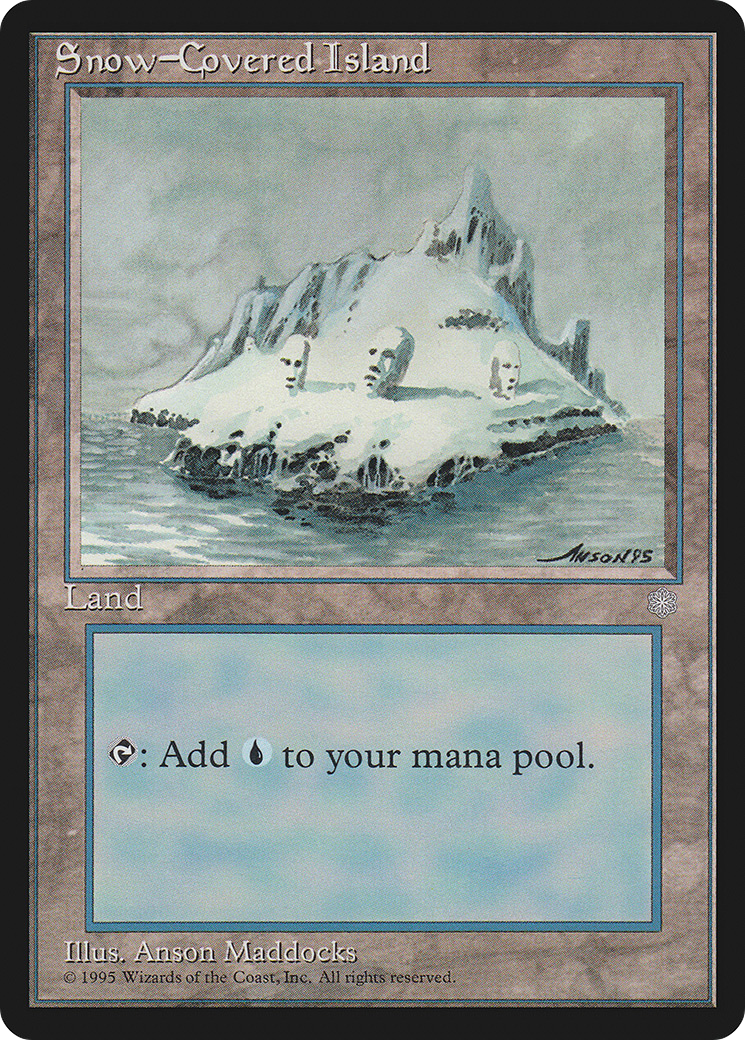 Image of Snow-Covered Island (ICE-348) - Ice Age