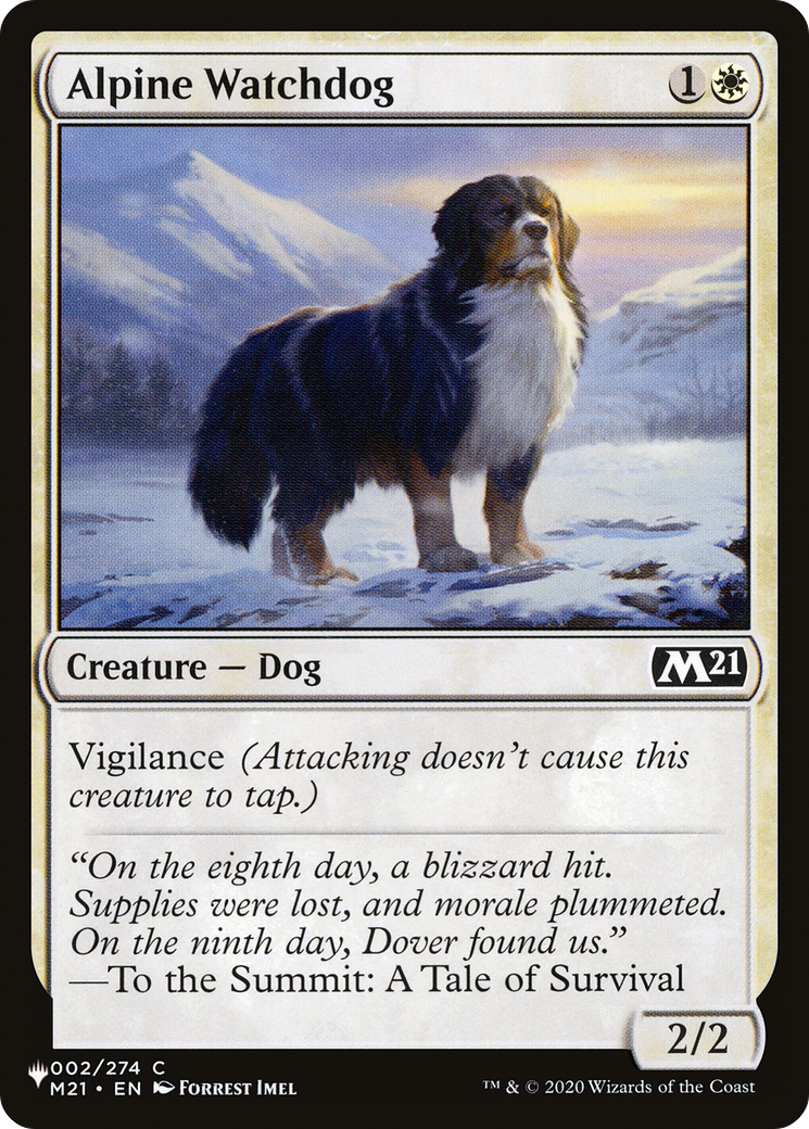Image of Alpine Watchdog (LIST-M21-2) - The List