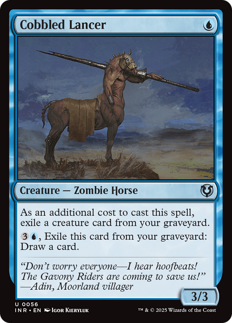 Image of Cobbled Lancer (INR-056) - Innistrad Remastered Foil