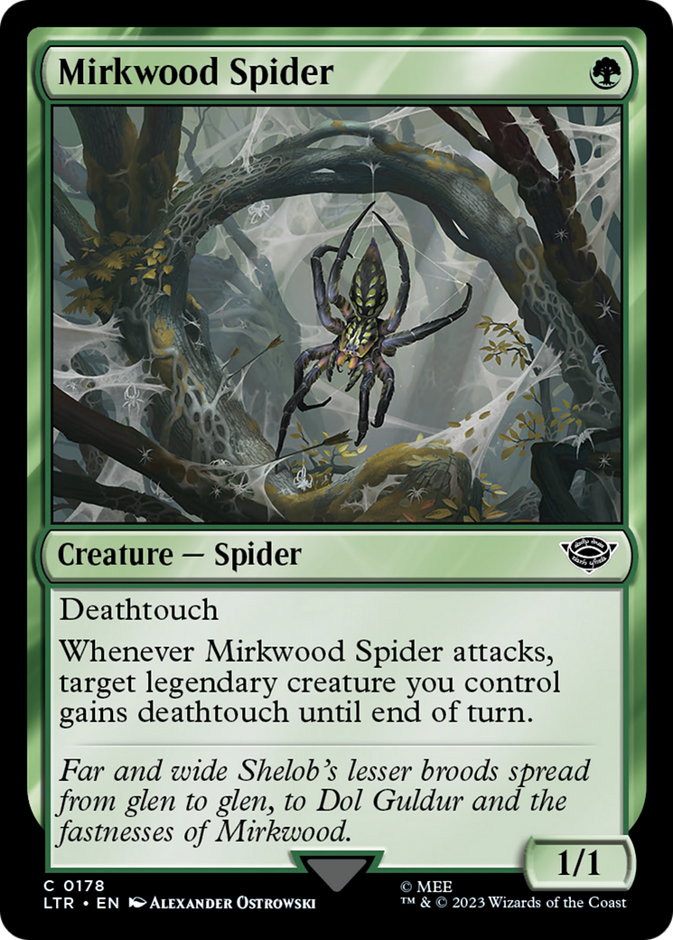 Image of Mirkwood Spider (LTR-178) - The Lord of the Rings: Tales of Middle-earth Foil