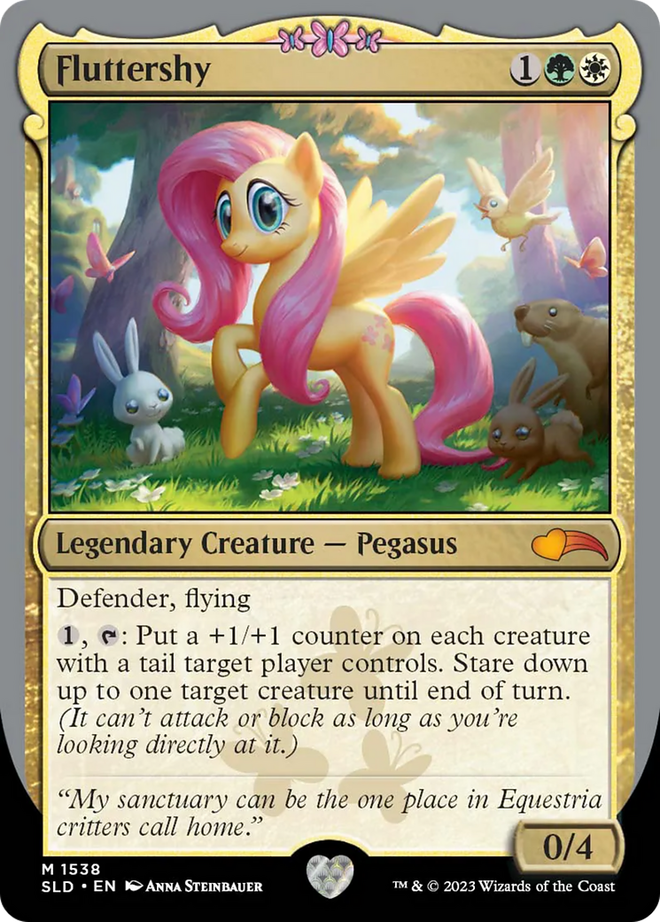 Image of Fluttershy (SLD-1538) - Secret Lair Drop Foil