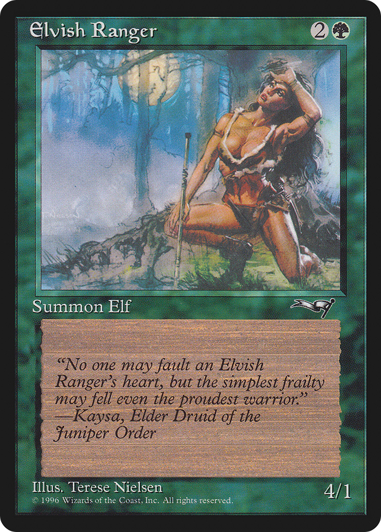Image of Elvish Ranger (Female) (ALL-068) - Alliances