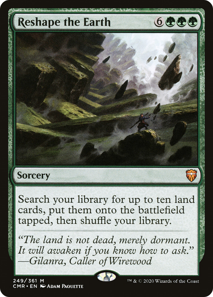 Image of Reshape the Earth (CMR-249) - Commander Legends