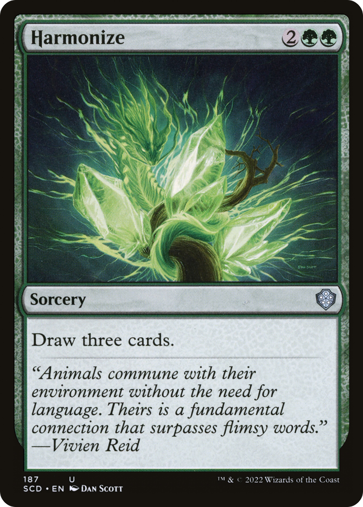 Image of Harmonize (SCD-187) - Starter Commander Decks