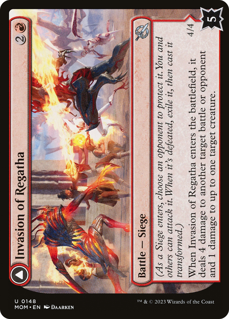 Image of Invasion of Regatha (MOM-148) - March of the Machine Foil