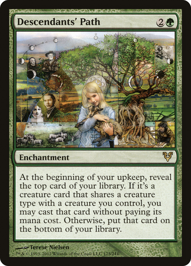 Image of Descendants' Path (AVR-173) - Avacyn Restored Foil