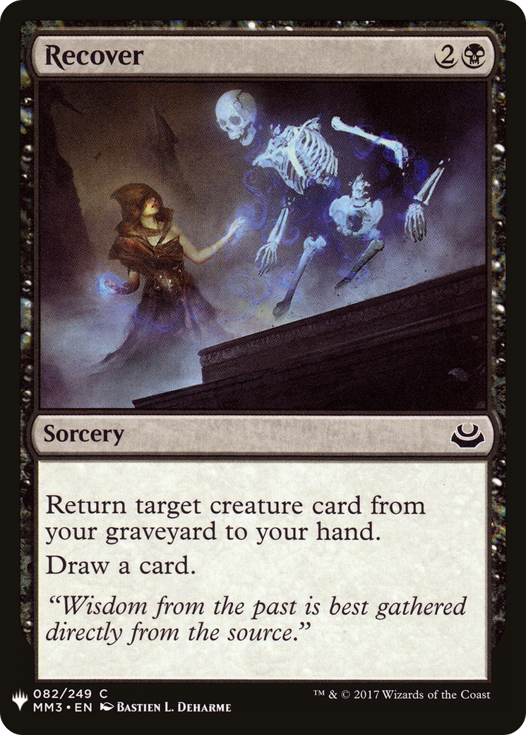 Image of Recover (LIST-MM3-82) - The List