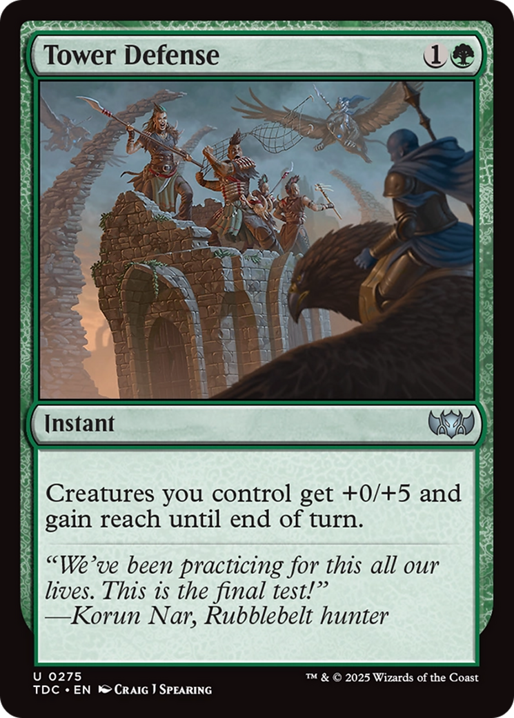 Image of Tower Defense (TDC-275) - Commander: Tarkir: Dragonstorm