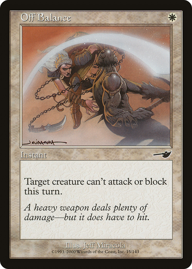 Image of Off Balance (NMS-015) - Nemesis Foil