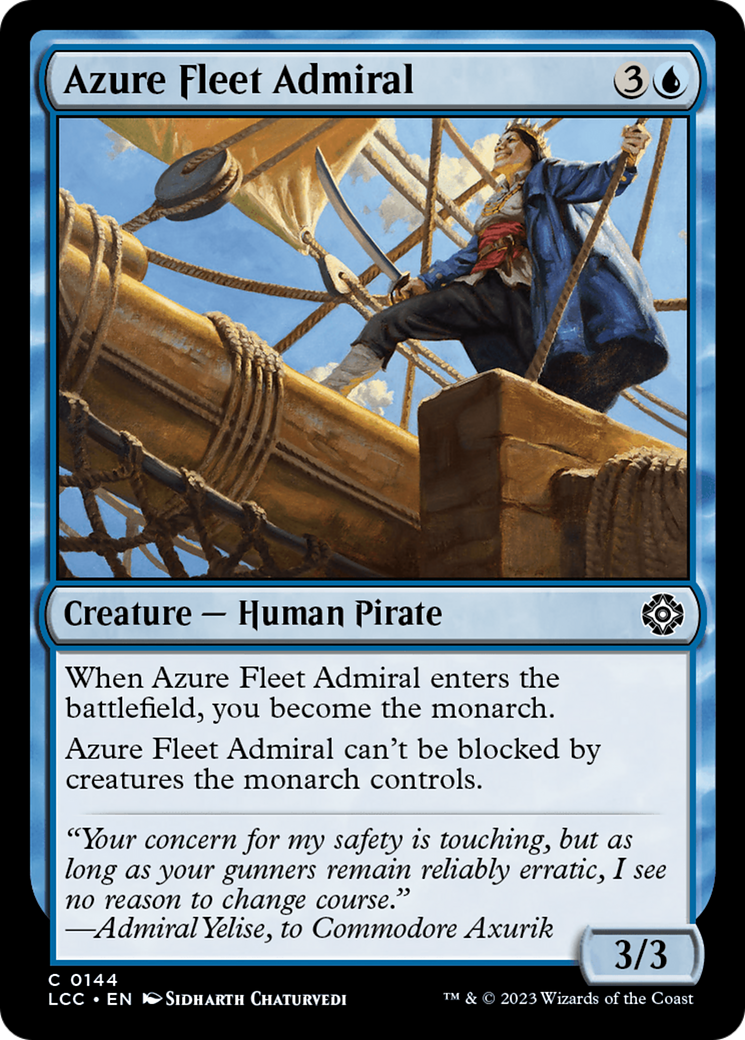 Image of Azure Fleet Admiral (LCC-144) - The Lost Caverns of Ixalan Commander