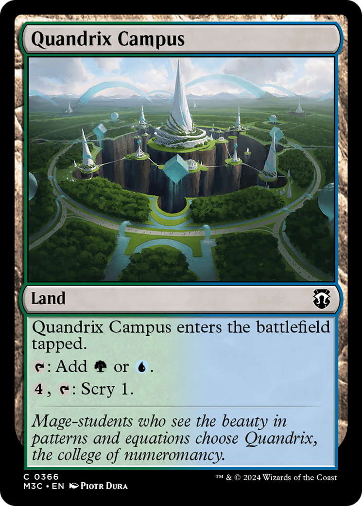 Image of Quandrix Campus (M3C-366) - Modern Horizons 3 Commander