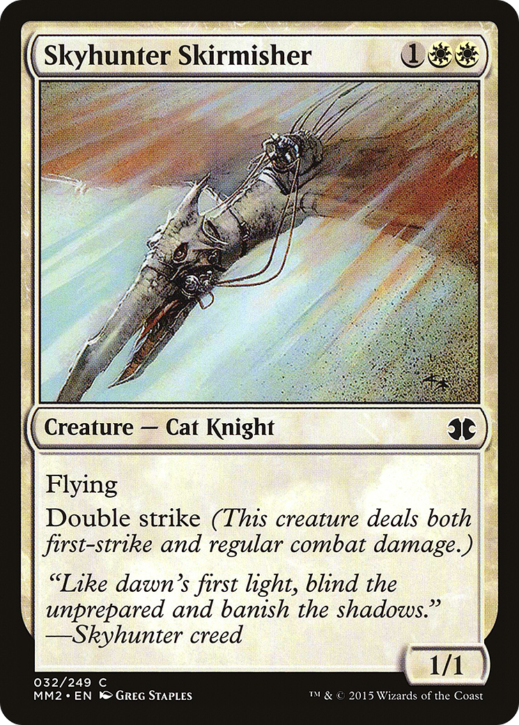 Image of Skyhunter Skirmisher (MM2-032) - Modern Masters 2015 Foil
