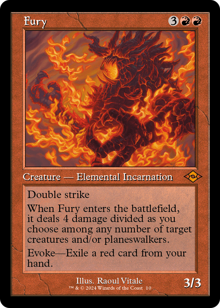 Image of Fury (Retro Frame) (MH2-010) - Modern Horizons 2 Timeshifts