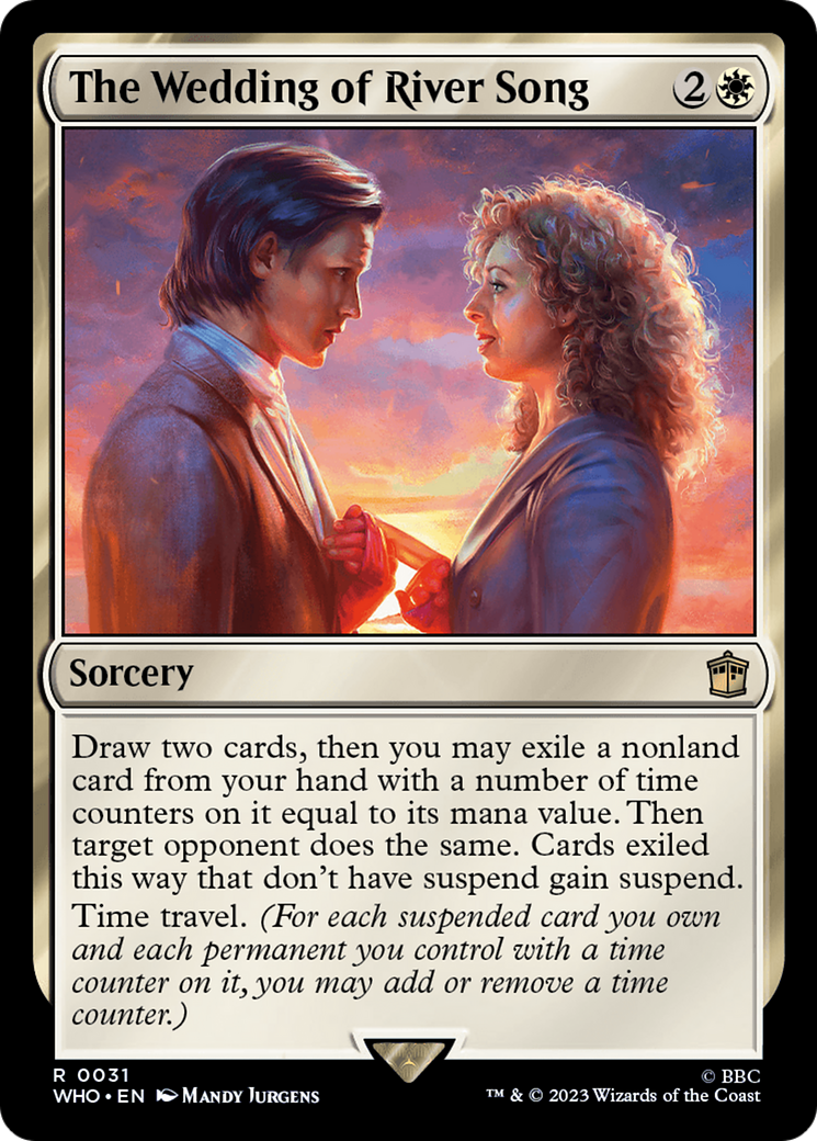 Image of The Wedding of River Song (WHO-031) - Doctor Who Foil