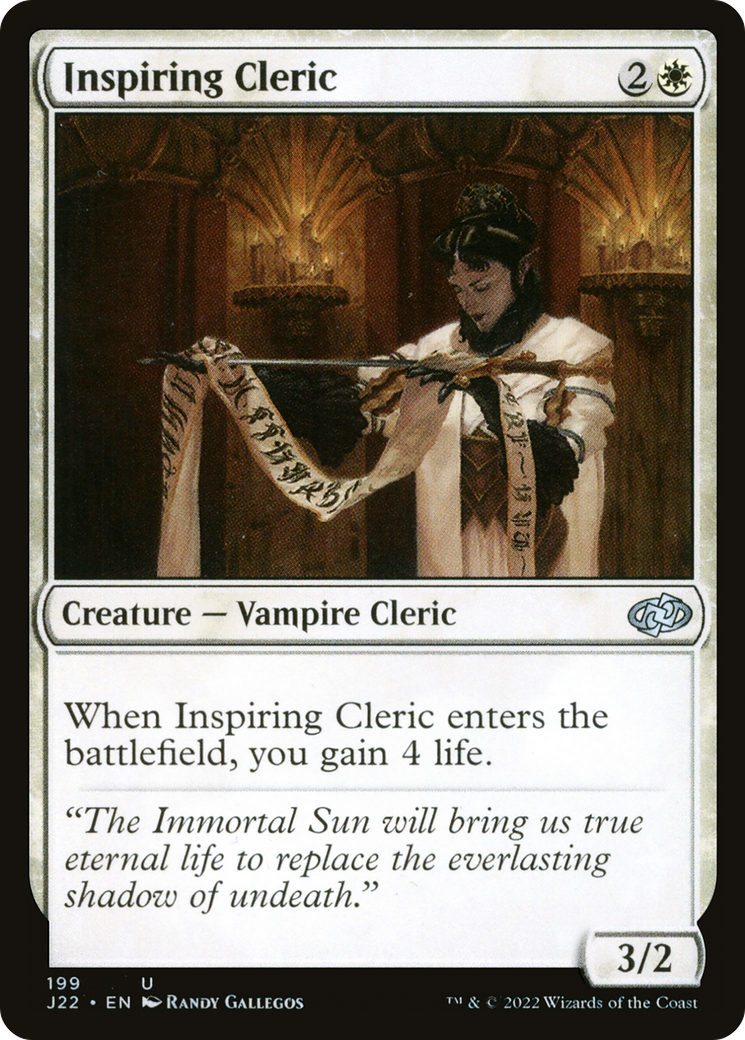 Image of Inspiring Cleric (J22-199) - Jumpstart 2022