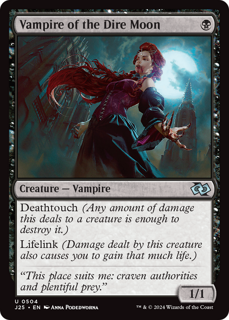 Image of Vampire of the Dire Moon (J25-504) - Foundations Jumpstart