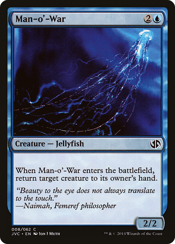 Image of Man-o'-War (DD3-) - Duel Decks Anthology: Jace vs. Chandra