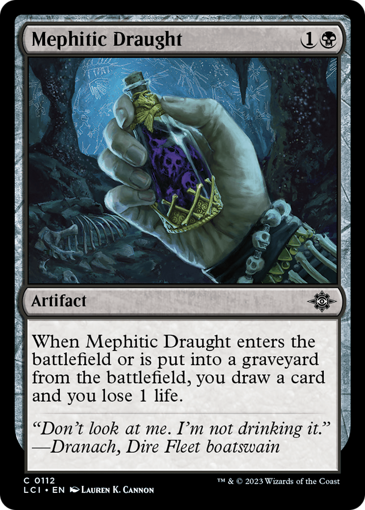 Image of Mephitic Draught (LCI-112) - The Lost Caverns of Ixalan Foil