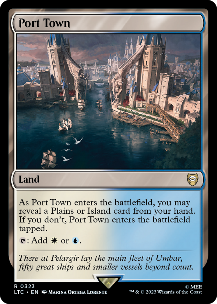 Image of Port Town (LTC-323) - Tales of Middle-earth Commander