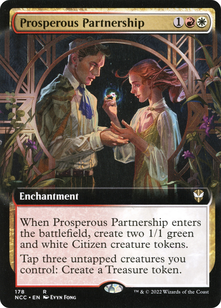 Image of Prosperous Partnership (Extended Art) (NCC-178) - New Capenna Commander: (Extended Art)