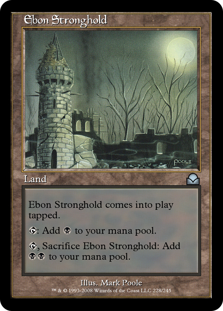 Image of Ebon Stronghold (ME2-228) - Masters Edition II