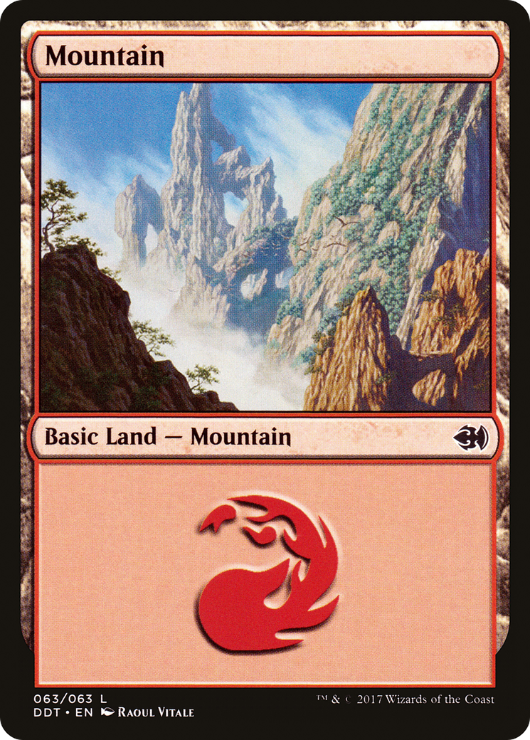 Image of Mountain (63) (DDT-063) - Duel Decks: Merfolk vs. Goblins