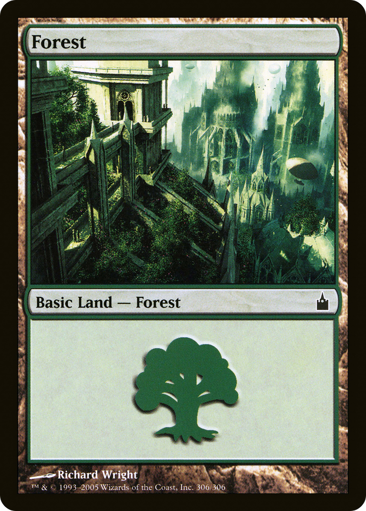 Image of Forest (306) (RAV-306) - Ravnica: City of Guilds