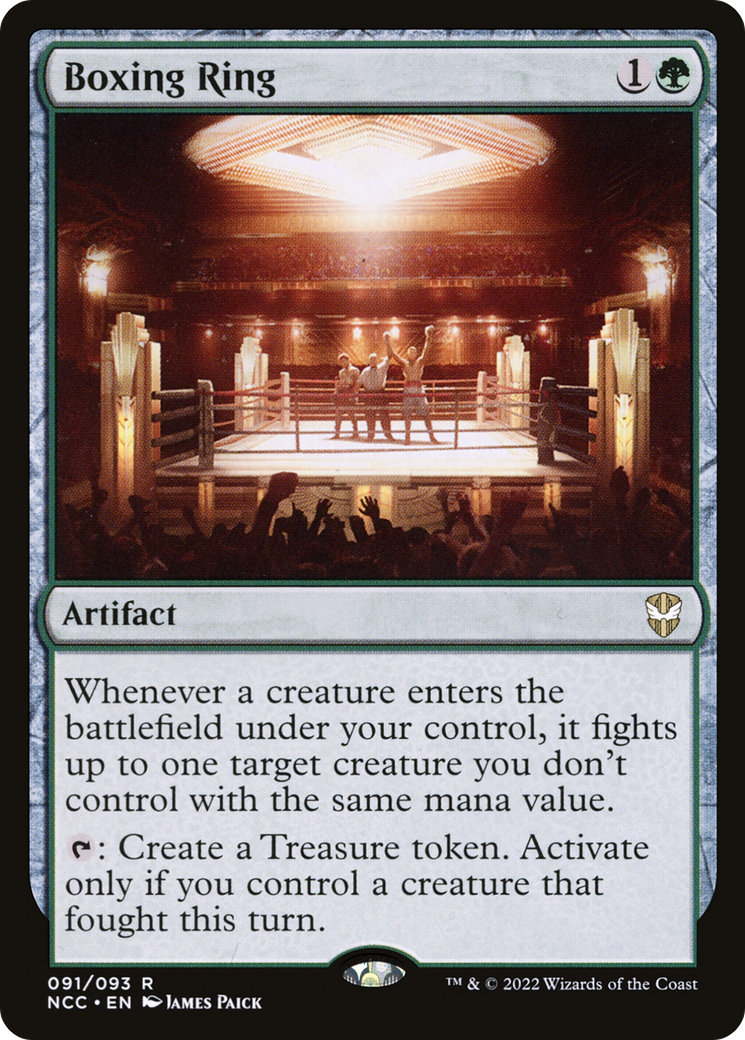 Image of Boxing Ring (NCC-091) - New Capenna Commander Foil