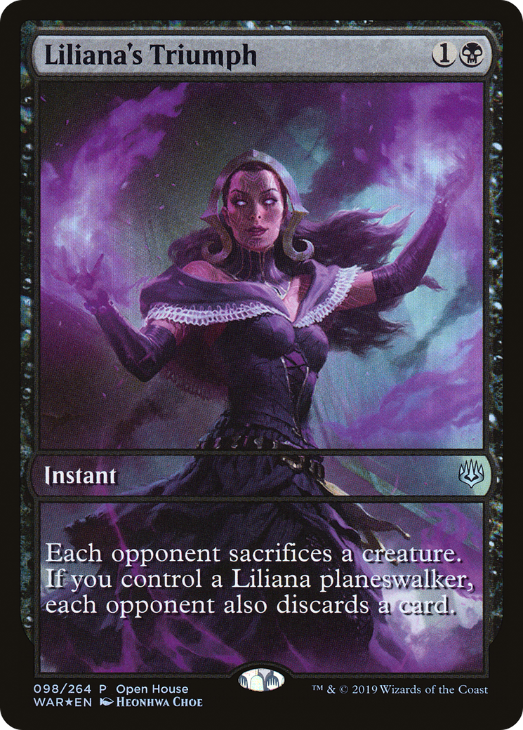 Image of Liliana's Triumph (OHP-098) - War of the Spark Promos Foil