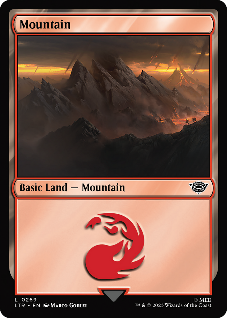 Image of Mountain (0269) (LTR-269) - The Lord of the Rings: Tales of Middle-earth Foil