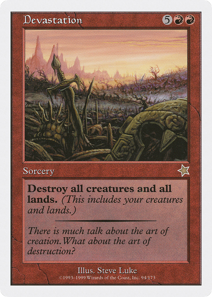Image of Devastation (S99-094) - Starter 1999