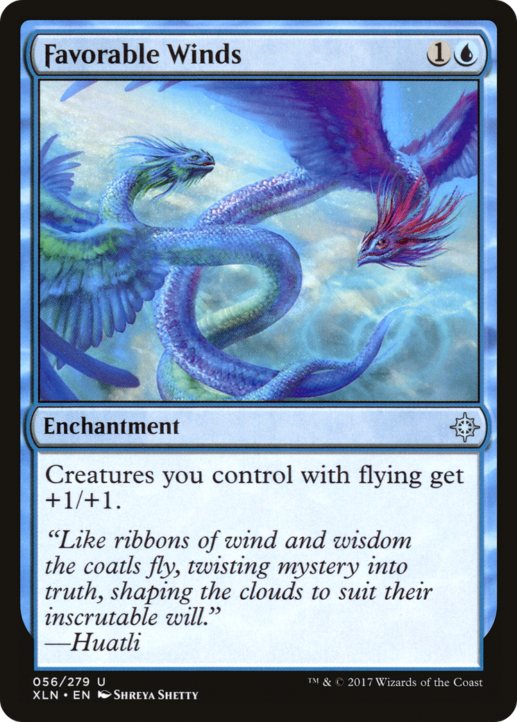 Image of Favorable Winds (XLN-056) - Ixalan Foil